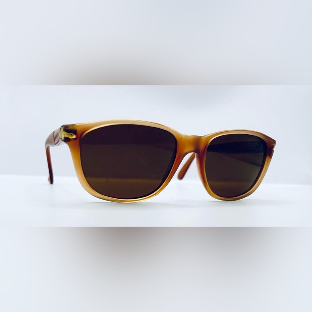 Vintage Visual Scene Brown Oval Sunglasses Frames Only